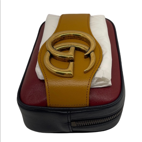 Gucci GG Marmont Cosmetic Case New Sakai Dahlia Pouch Clutch Wristlet - Picture 12 of 16